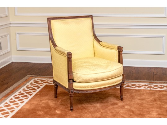 Handsome French Louis XVI Style Bergere