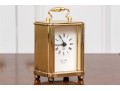 Vintage Brass English, London, Lionel Peck London Quartz Desk Clock
