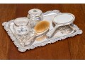 Wonderful Antique Silver Plated Vanity Collection