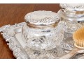 Wonderful Antique Silver Plated Vanity Collection