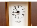 Vintage Brass English, London, Lionel Peck London Quartz Desk Clock