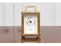 Vintage Brass English, London, Lionel Peck London Quartz Desk Clock