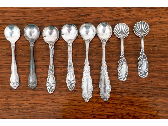Grouping Of Salt And Sugar Spoons, .74 OZT