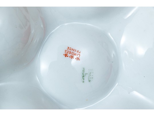 An English, Mintons And French, Limoges Oyster Plates