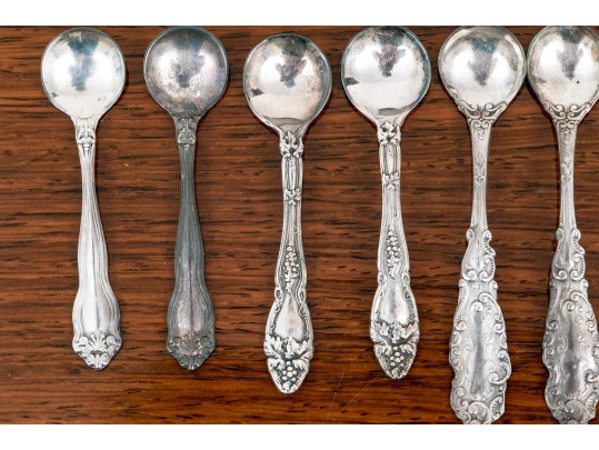 Grouping Of Salt And Sugar Spoons, .74 OZT