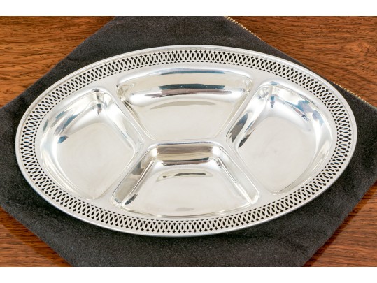 A Fine Sterling Candy / Nut Plate, 6.67OZT