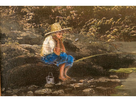 W. Williams, Antique Oil On Canvas 