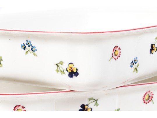 Six Villeroy And Boch ‘Petite Fleur’ Baking Dishes