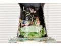 Pair Of Chinese Famille Noire Porcelain Vases, Mounted As Table Lamps