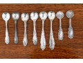 Grouping Of Salt And Sugar Spoons, .74 OZT