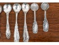 Grouping Of Salt And Sugar Spoons, .74 OZT