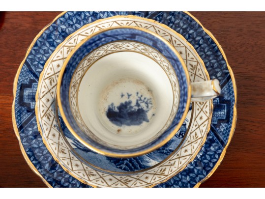 Mixed Antique Porcelain Teacups & Saucers