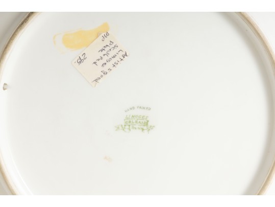 Artist Signed Limoges Orleans Decorative Charger