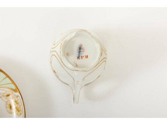 Antique KPM Demitasse Porcelain Set