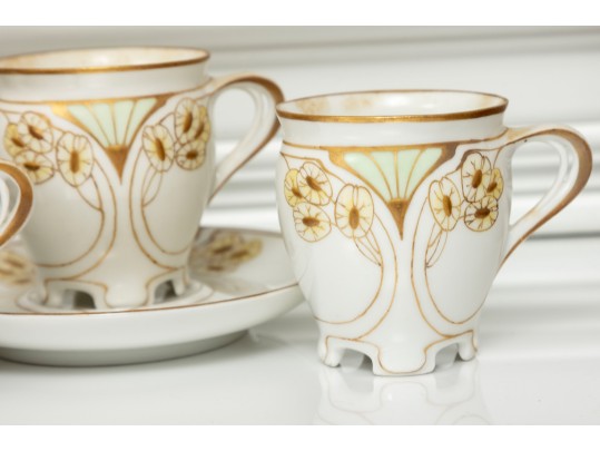 Antique KPM Demitasse Porcelain Set