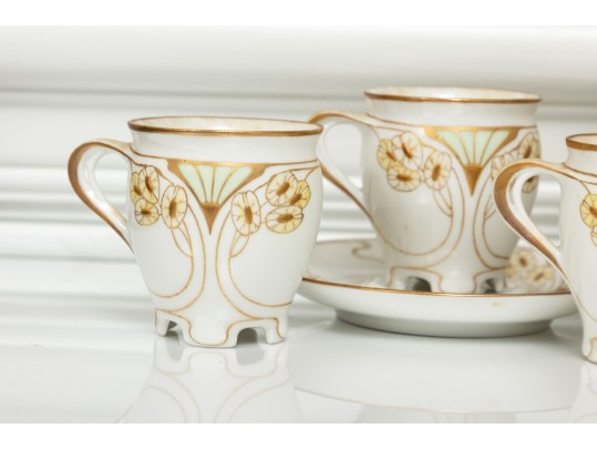Antique KPM Demitasse Porcelain Set