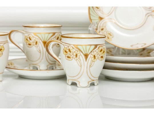 Antique KPM Demitasse Porcelain Set