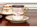 Mixed Antique Porcelain Teacups & Saucers
