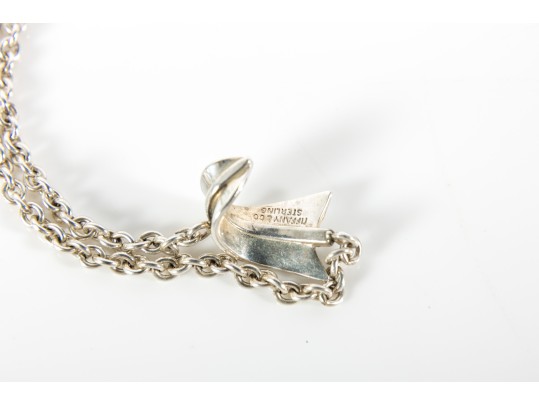 Tiffany & Co. Angela Cummings Sterling Silver Bent Arrow Necklace