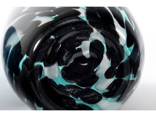 Trio Of Murano Style Glass Vases