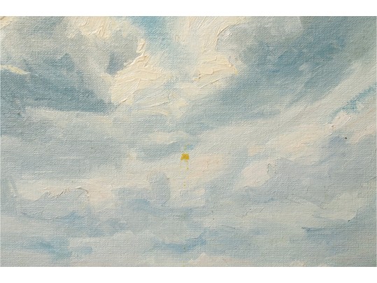 William A. Drake (1891-1979) Oil On Masonite Landscape - Unframed