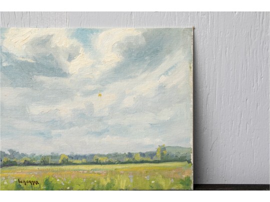 William A. Drake (1891-1979) Oil On Masonite Landscape - Unframed