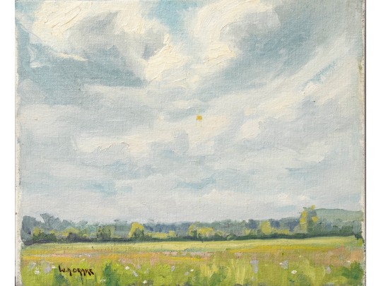 William A. Drake (1891-1979) Oil On Masonite Landscape - Unframed