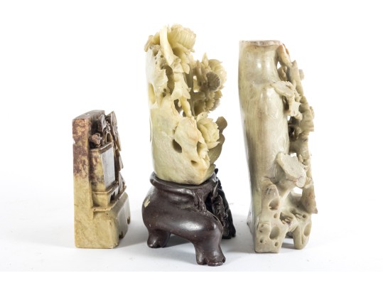 20th Century Chinese Soapstone Carvings 