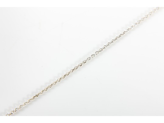 Tiffany & Co. Square Notes Sterling Silver Pendant Necklace