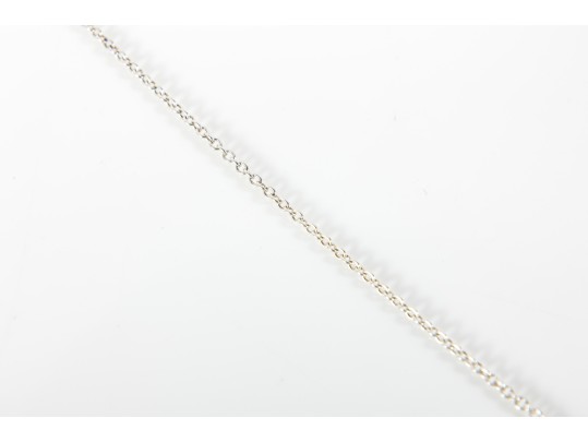 Tiffany & Co. Square Notes Sterling Silver Pendant Necklace