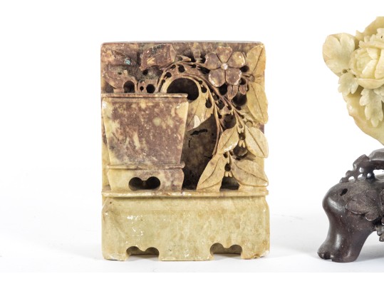 20th Century Chinese Soapstone Carvings 