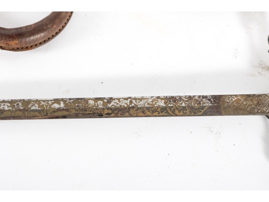 Antique Henderson Ames Century Masonic Knight's Templar Sword & Scabbard