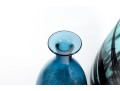 Trio Of Murano Style Glass Vases