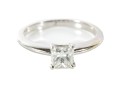 18K Platinum Diamond Ring (Size 5.75)