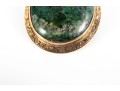 Vintage 14k Green Chrysocolla Brooch Pendant
