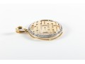 14K Yellow Gold & Moissanite Double Happiness Charm