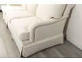 Custom Ethan Allen Transitional Sofa In White