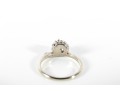 14K White Gold & Diamond Ring (Size 6.25)