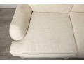 Custom Ethan Allen Transitional Sofa In White