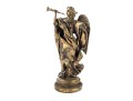 Resin Art Nouveau Angel With Horn Candlestick Holders