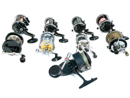 Collection Of Vintage Conventional And Spinning Fishing Reels