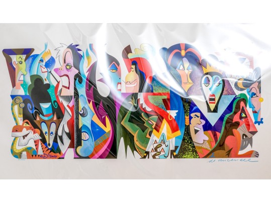 Robert De Michiell Limited Edition Serigraph, Disney 