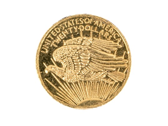 1908 22K Miniature Saint Gaudens Gold Replica Medallion
