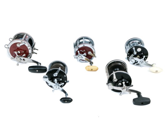 Collection Of Vintage Conventional Fishing Reels