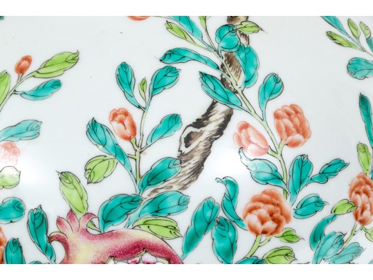 Impactful 22” Chinese Famille Rose ‘Tianqiuping’ Porcelain Vase