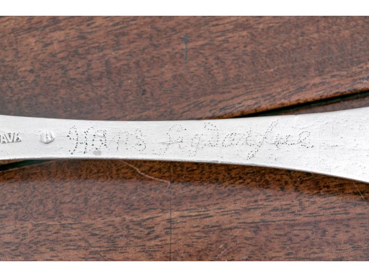 Lot Of Antique Spoons Including English Britannia Circa 1703 And Sterling 1835