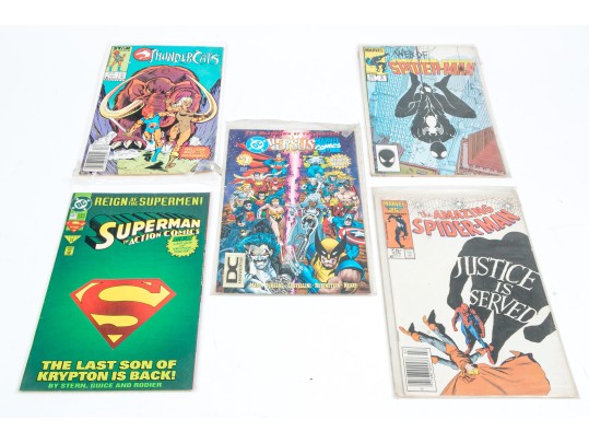 Group Of Five Vintage Comic Books