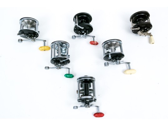 Collection Of Six Penn Convential Fishing Reels