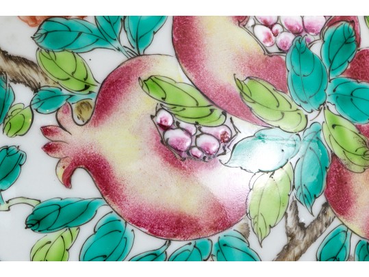 Impactful 22” Chinese Famille Rose ‘Tianqiuping’ Porcelain Vase