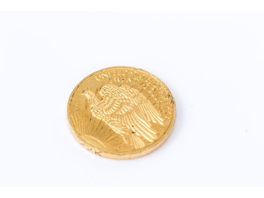 1908 22K Miniature Saint Gaudens Gold Replica Medallion
